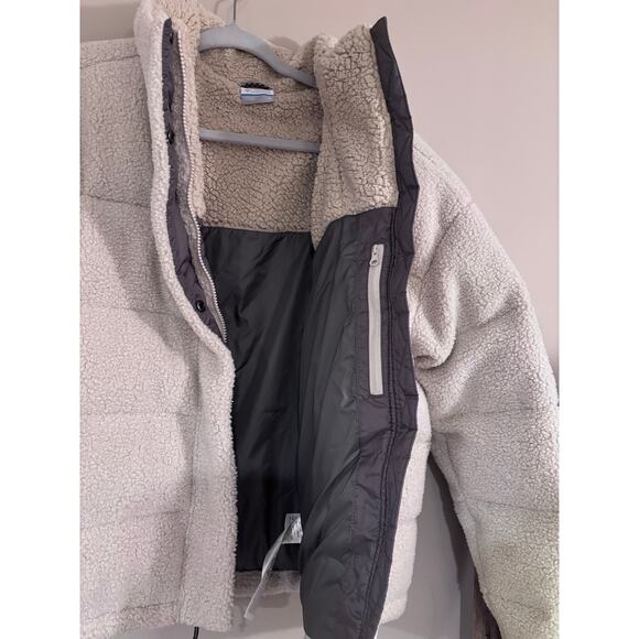 Womens XL Columbia Ruby Falls Puffer Sherpa Duck Down-Feather Filled Coat! New - Picture 5 of 5